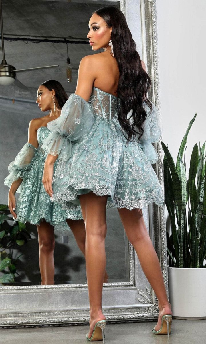 Sweetheart Mini/Short Tulle Cocktail A-Line May Queen 2041