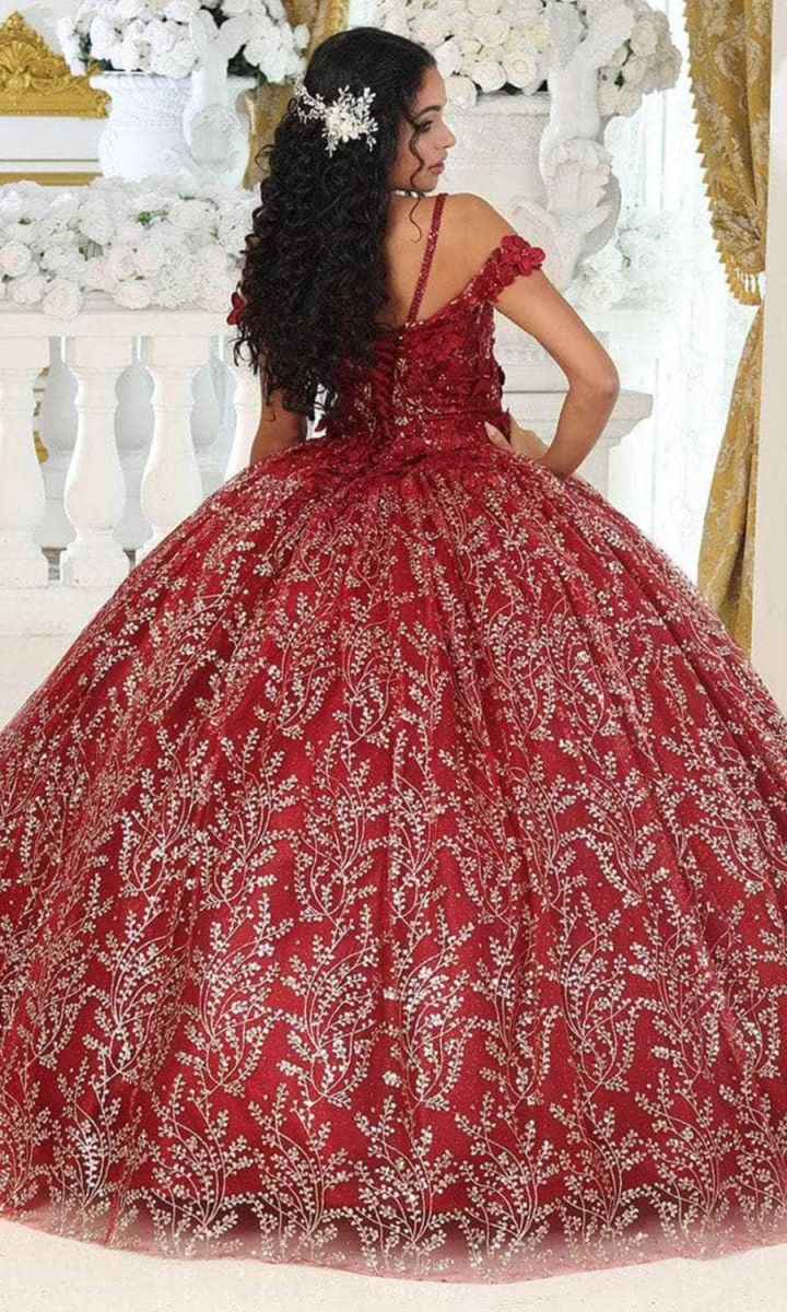 Illusion Floor-Length Tulle Quinceañera Ball Gown May Queen LK204