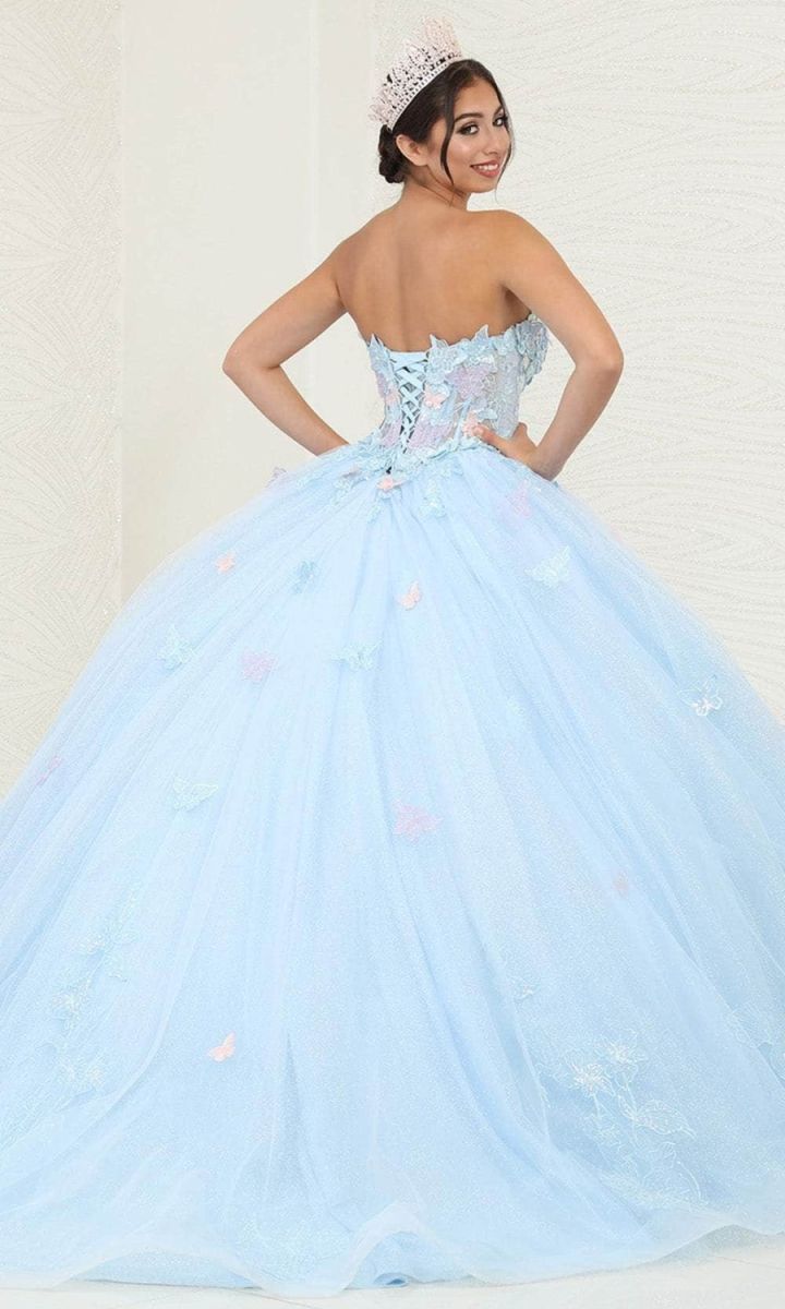 Sweetheart Floor-Length Tulle Quinceañera Ball Gown May Queen LK246