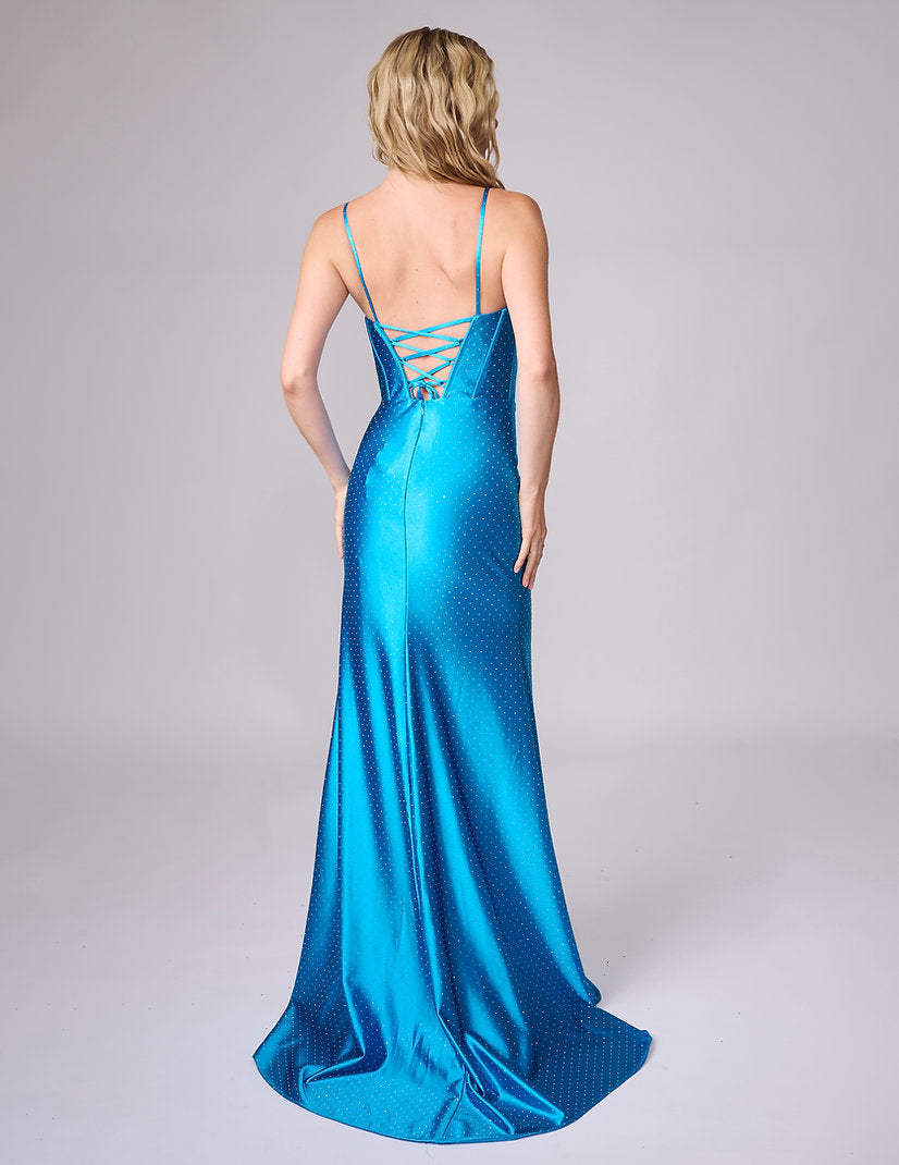 Prom Dresses Formal Corset Long Fitted Evening Prom Dress Nina Canacci 3290 Teal