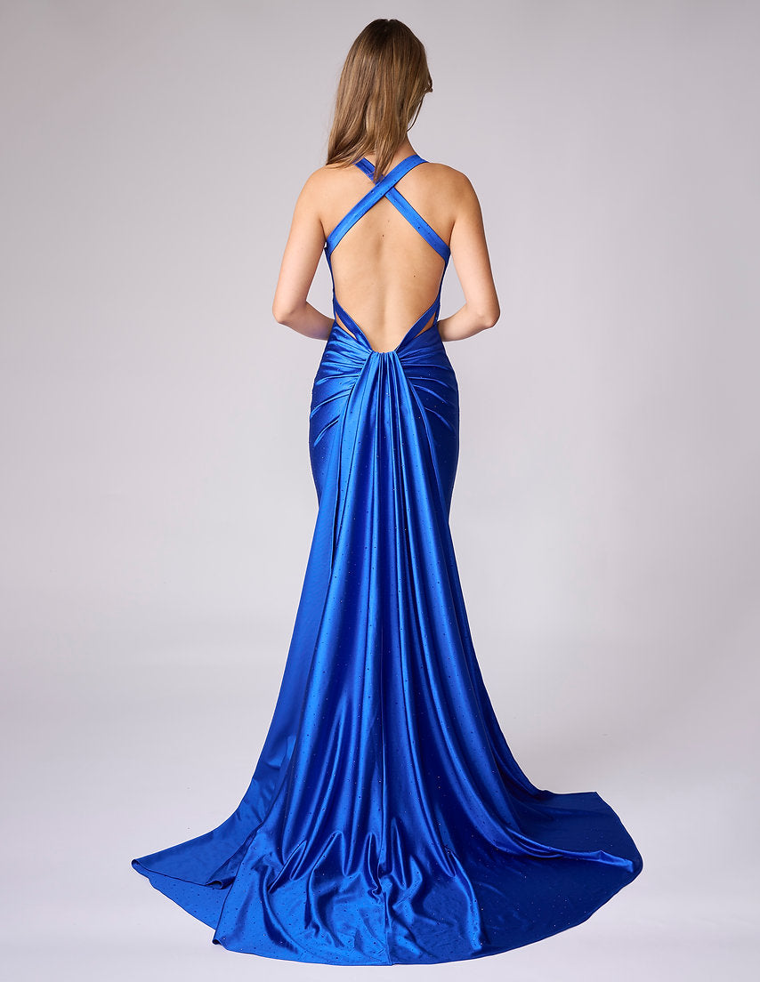 Prom Dresses Long Fitted Evening Formal Prom Dress Nina Canacci 6713 Royal