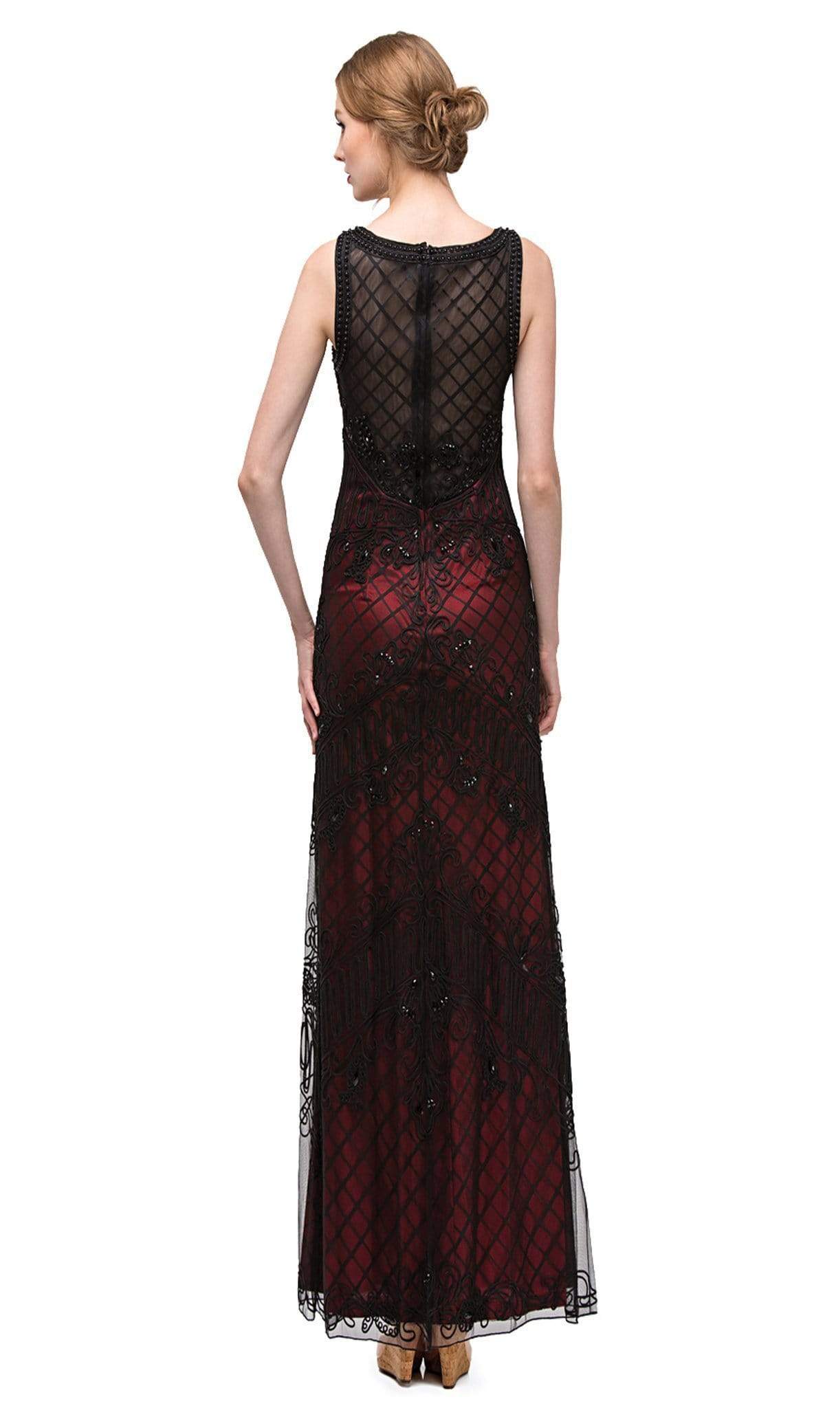 Illusion neck Floor-Length Lace Formal Mermaid Eureka Fashion 3915
