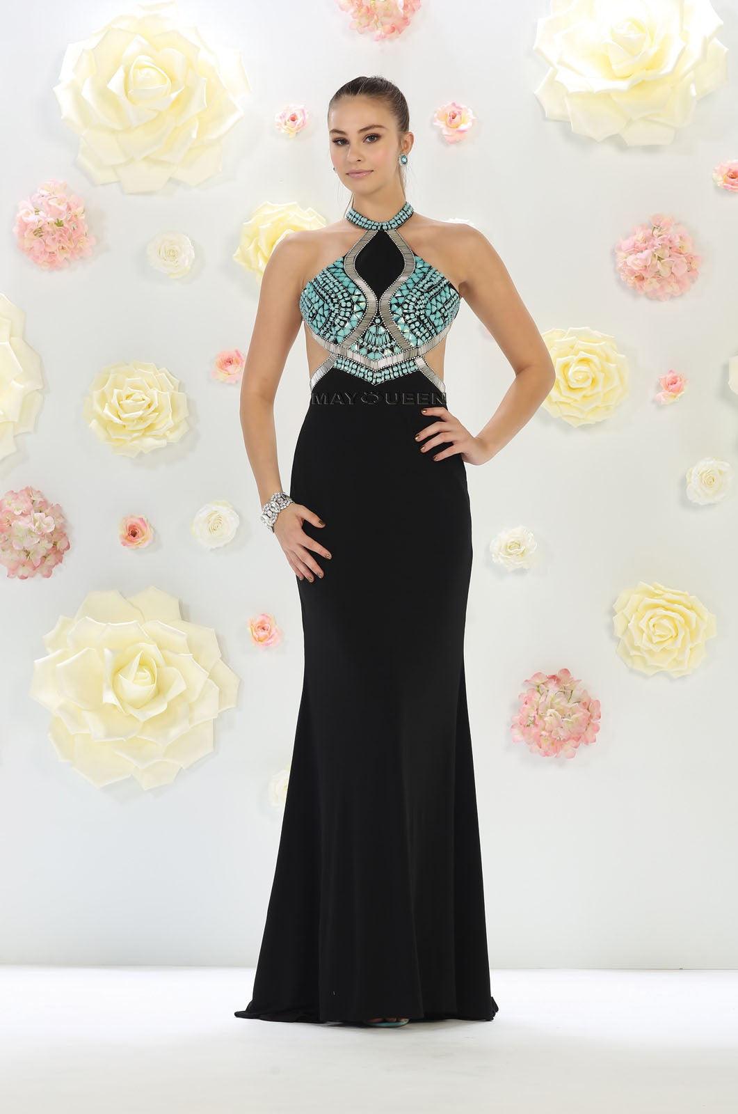 Evening Long Gown Prom Formal Dress - The Dress Outlet May Queen