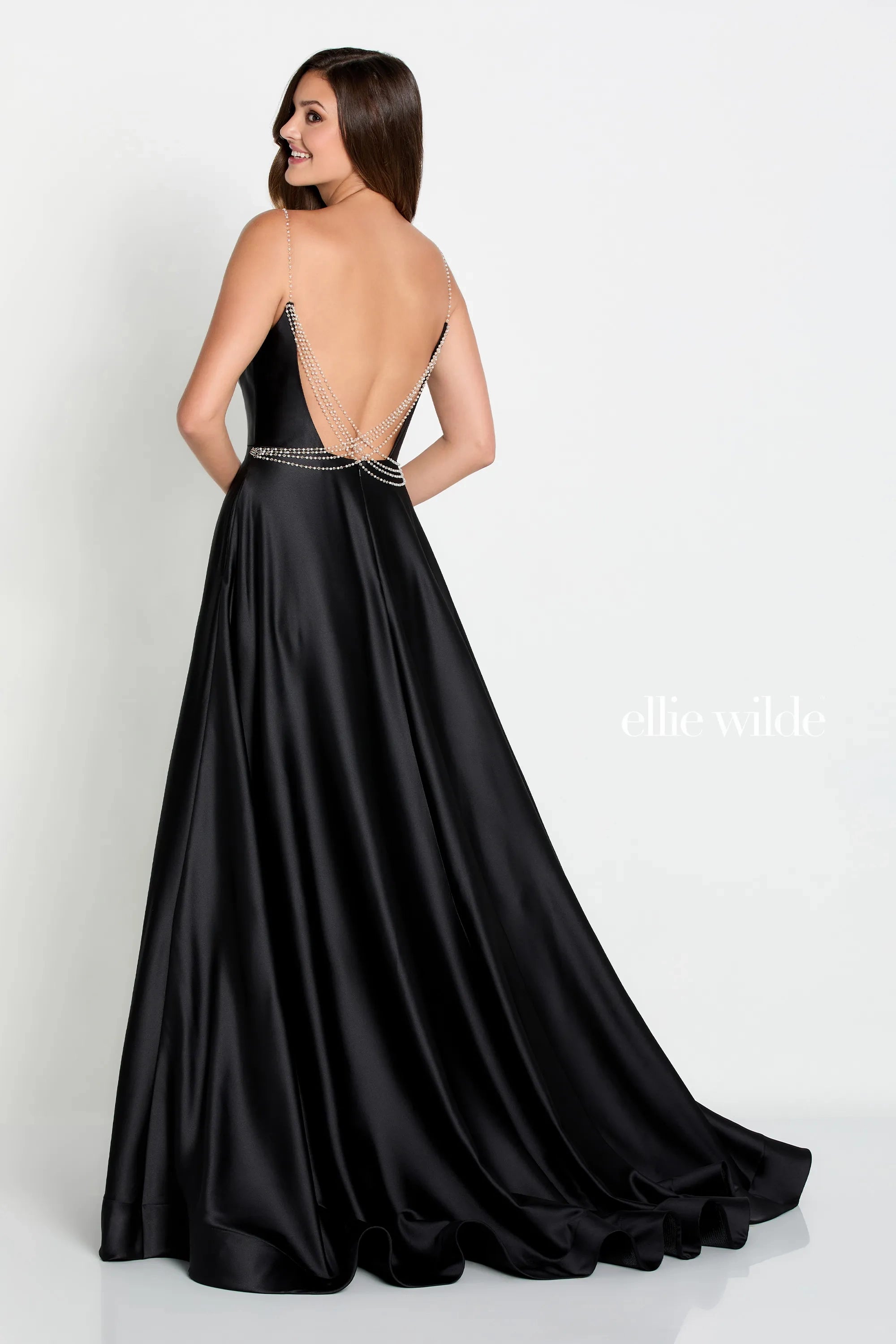 Prom Dresses Long A Line Formal Slit Lace Applique Prom Dress Black