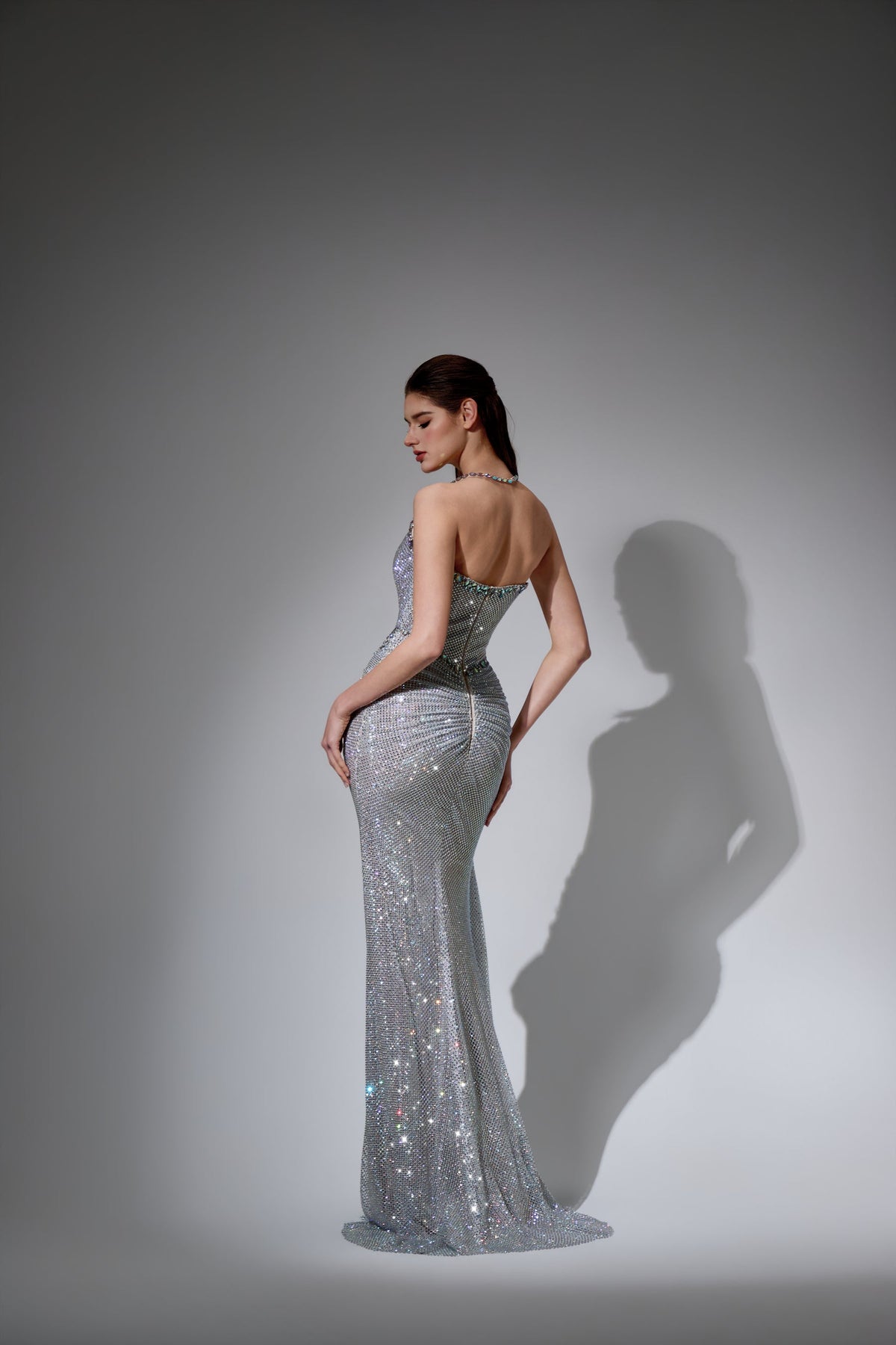 Sweetheart Floor-Length with Train Sequin Prom Mermaid Trumpet Pre Order