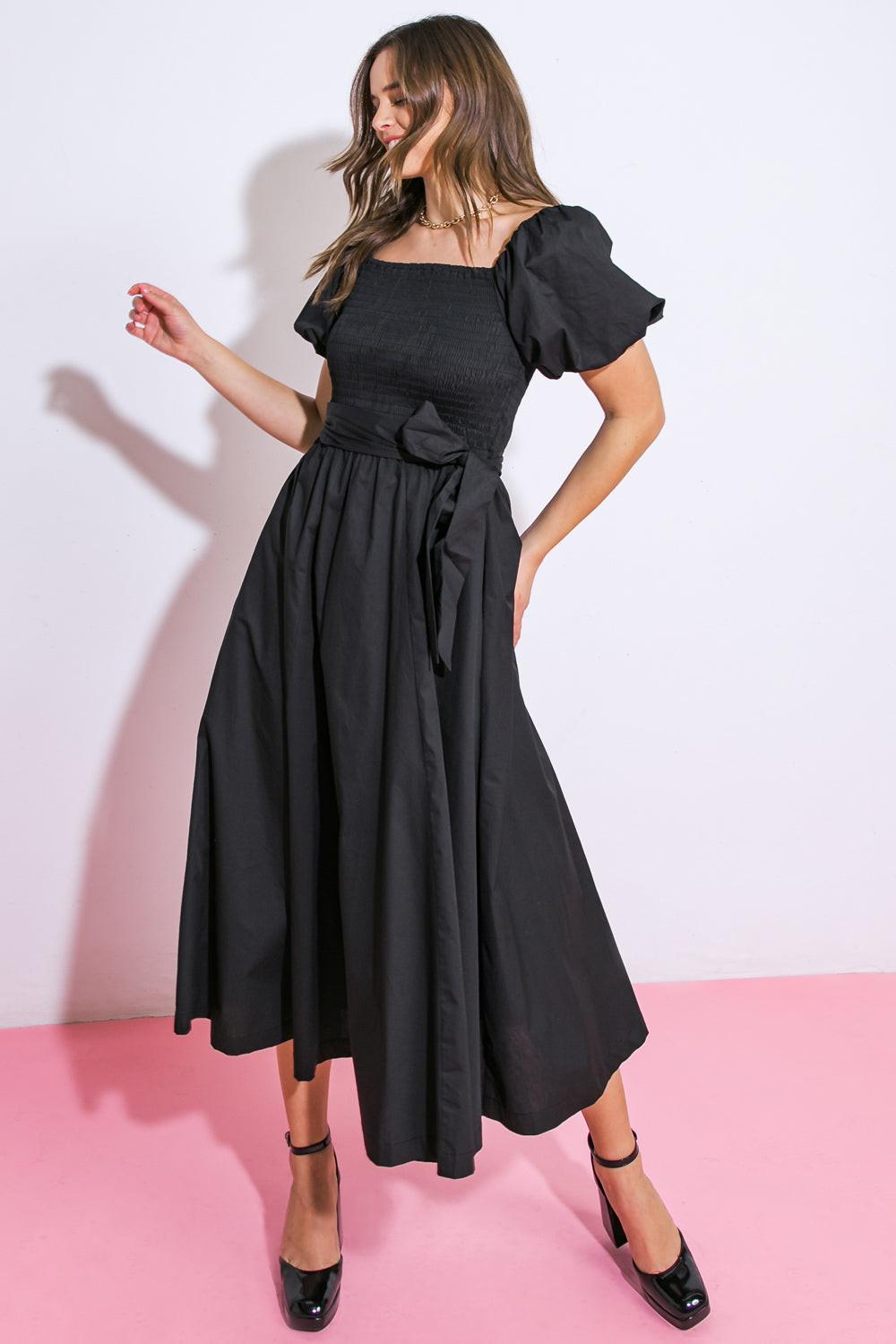Square Tea-Length Satin Evening A-Line Flying Tomato ID20528