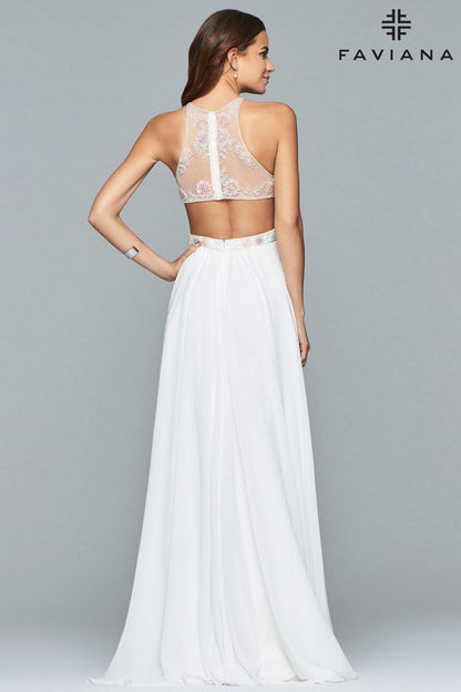 Faviana Long Bridal Dress 10043 Sale - The Dress Outlet