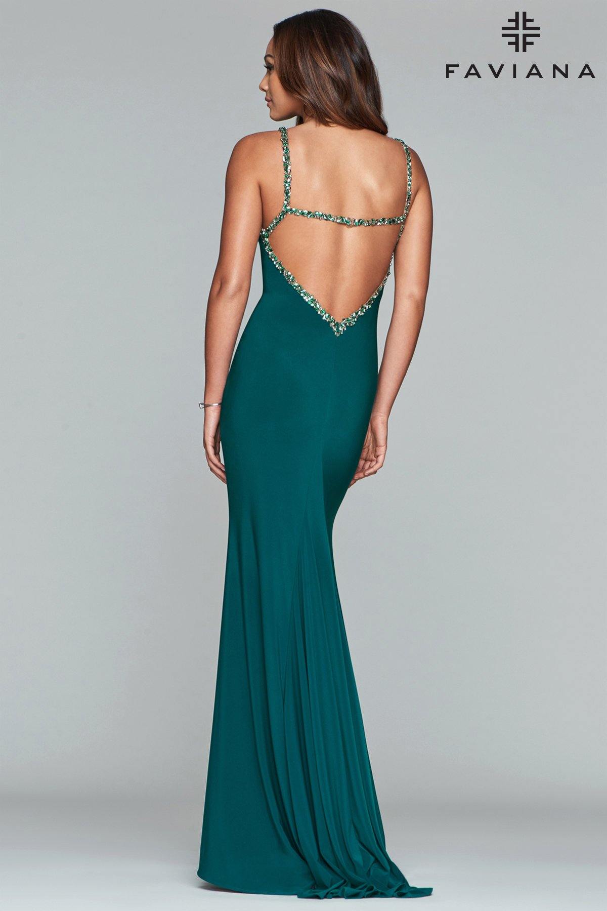 Faviana S10268 Long Formal Dress Evening Gown - The Dress Outlet Faviana