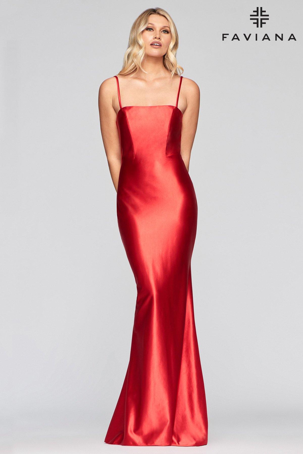 Faviana S10411 Prom Formal Long Fitted Evening Gown - The Dress Outlet Faviana