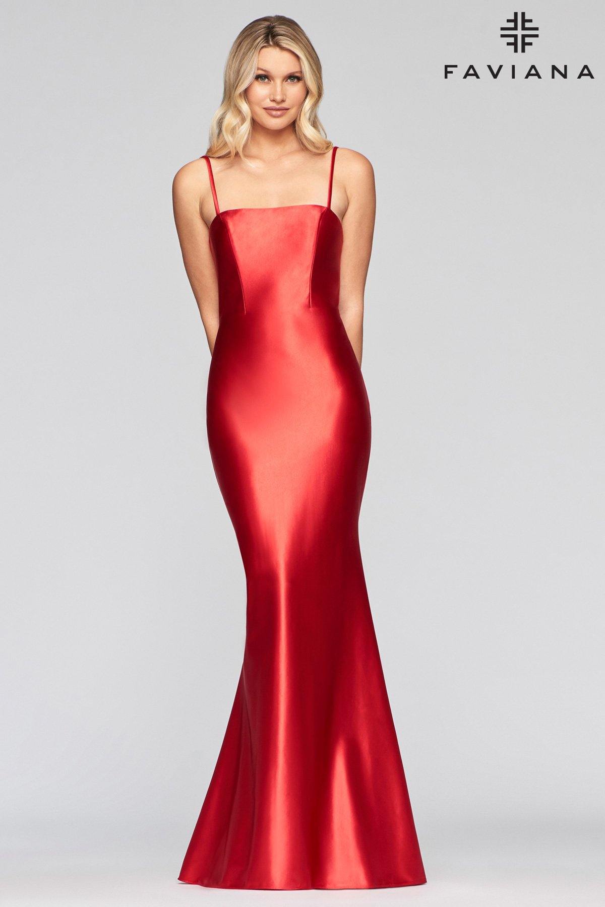 Faviana S10411 Prom Formal Long Fitted Evening Gown - The Dress Outlet Faviana