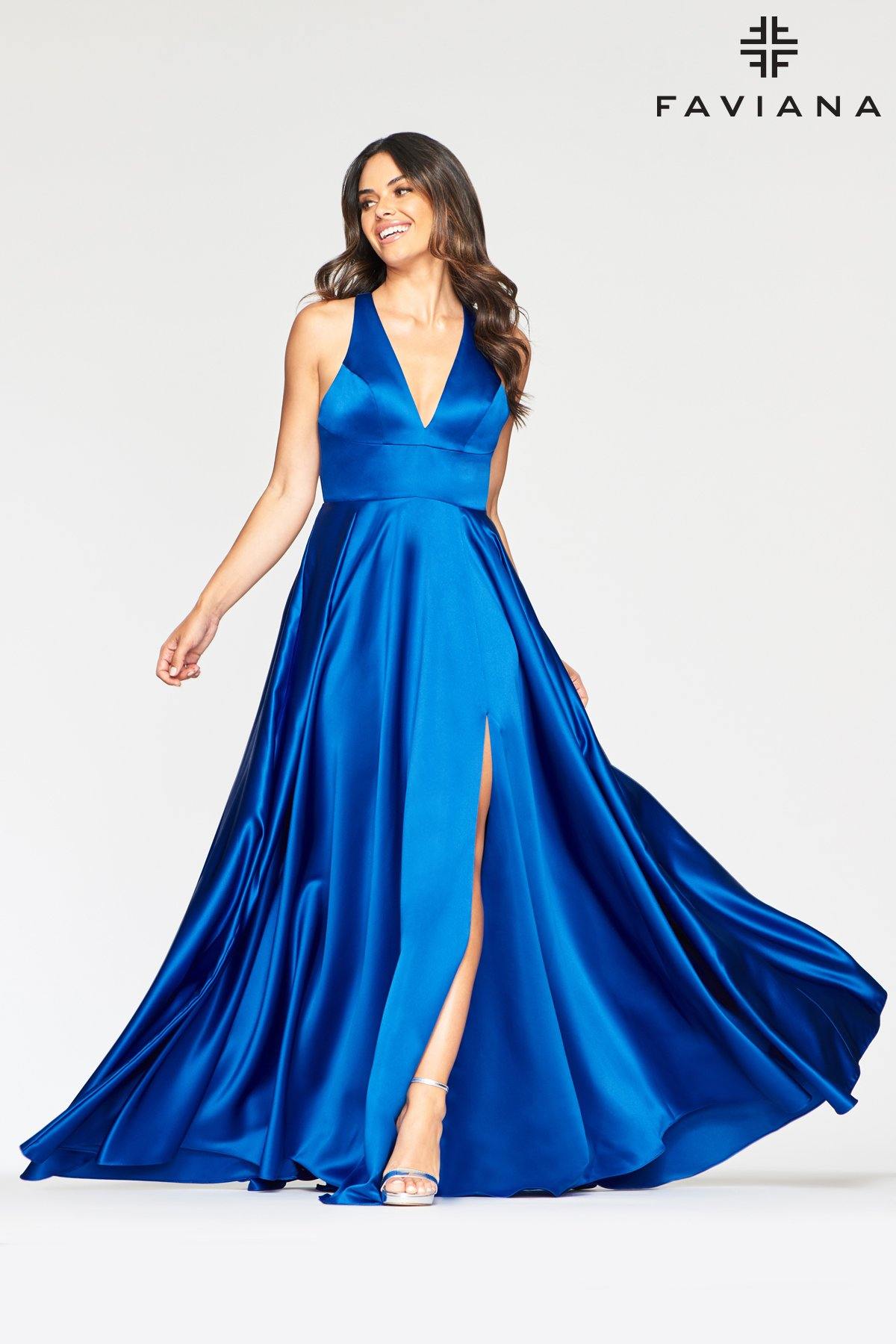 Faviana S10440 Long Bridesmaids Prom Ball Gown - The Dress Outlet Faviana