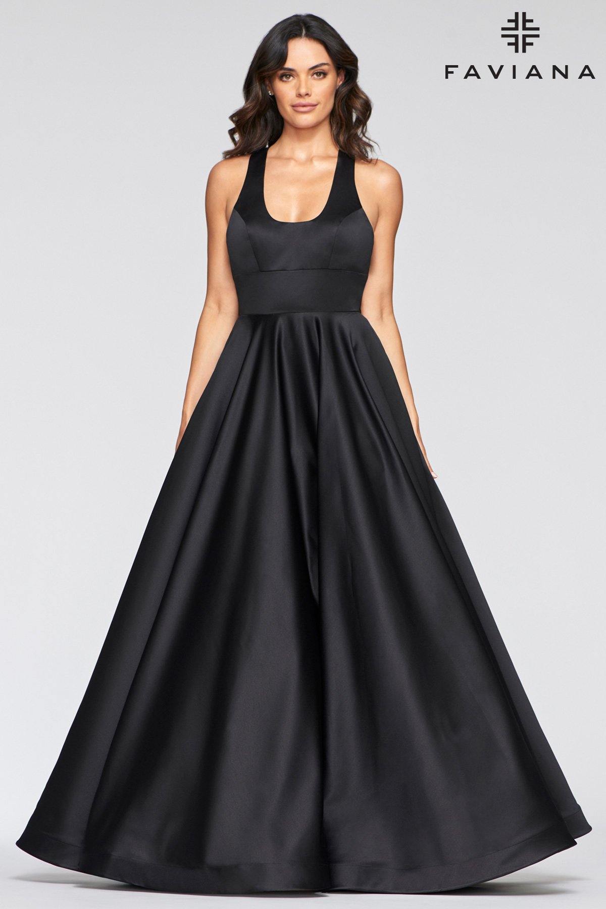 Faviana S10441 Long Formal Prom Ball Gown - The Dress Outlet Faviana
