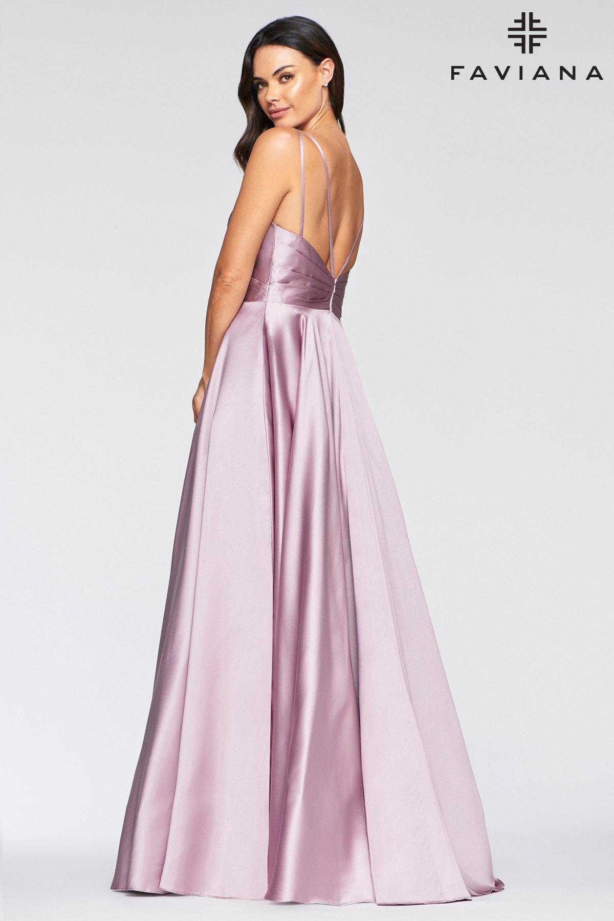 Faviana S10473 Prom Formal Evening Long Dress - The Dress Outlet Faviana