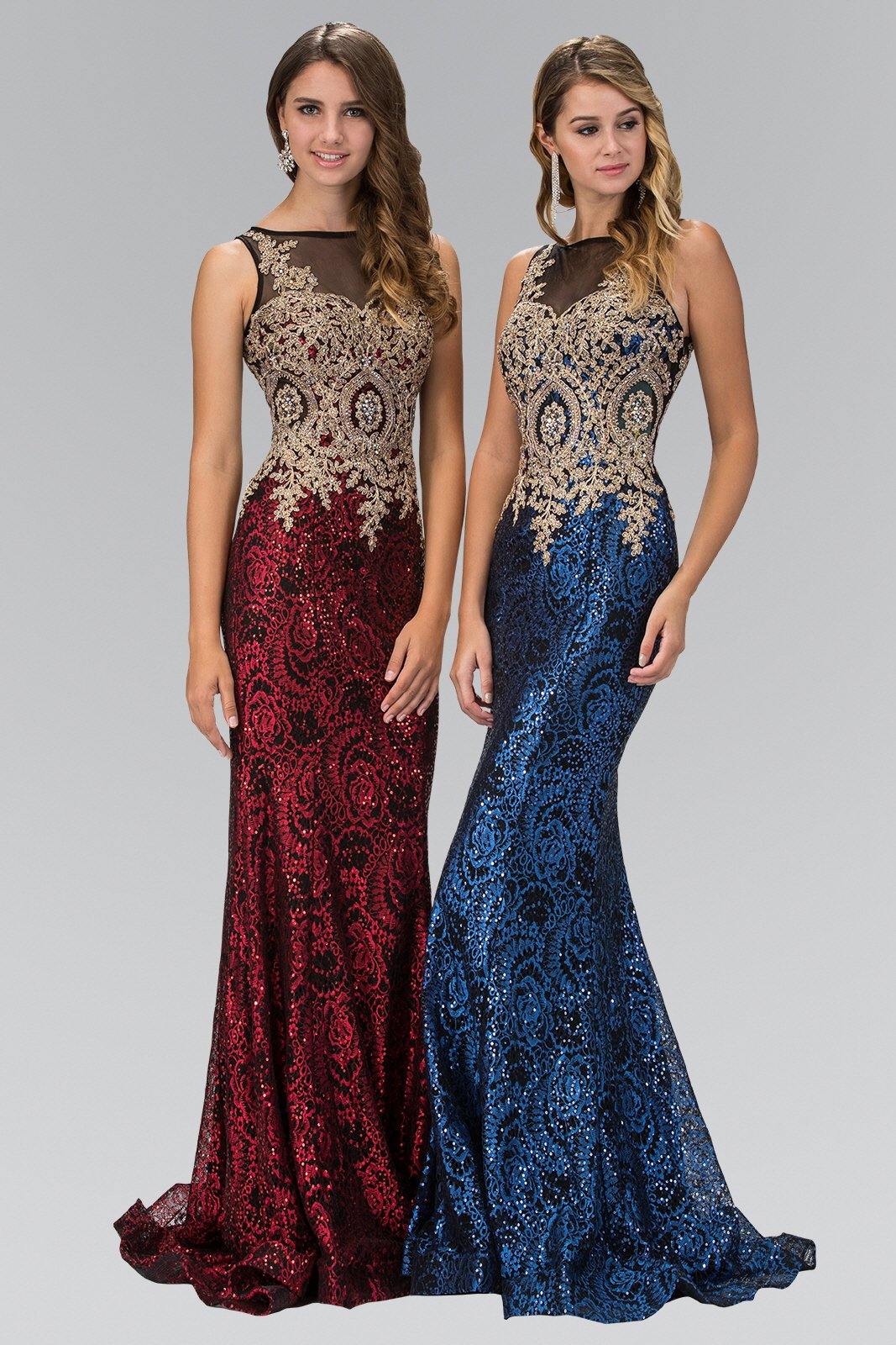Red Floor Length Prom Dress Evening Gown