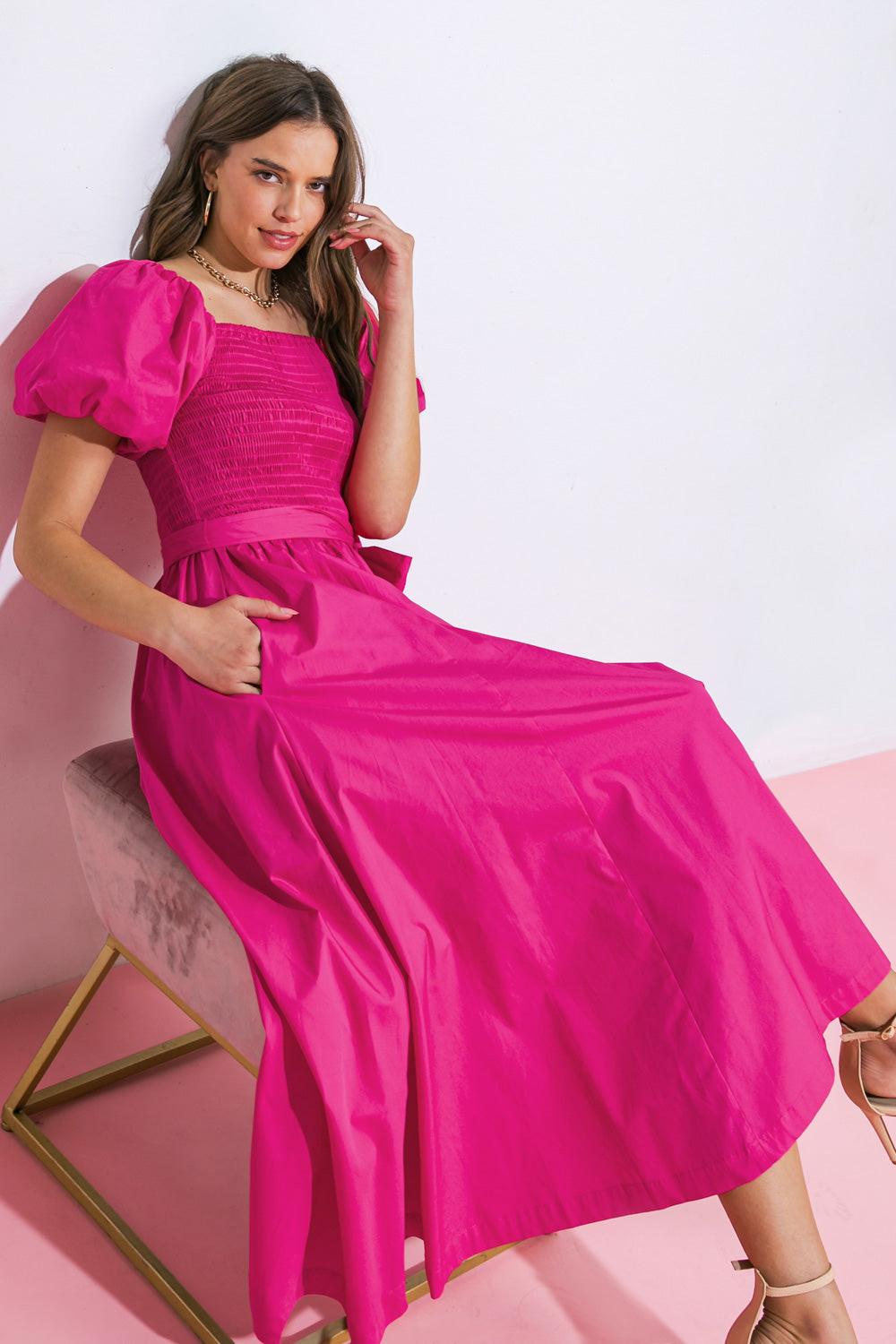 Square Tea-Length Satin Evening A-Line Flying Tomato ID20528
