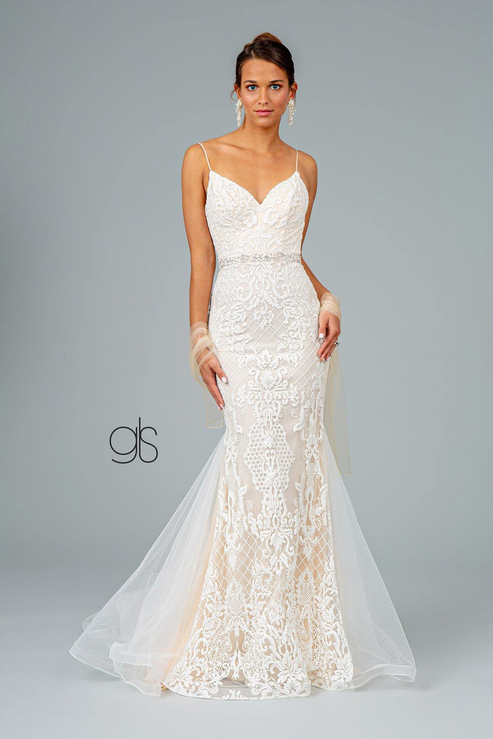 Formal Mermaid Long Prom Dress - The Dress Outlet Elizabeth K