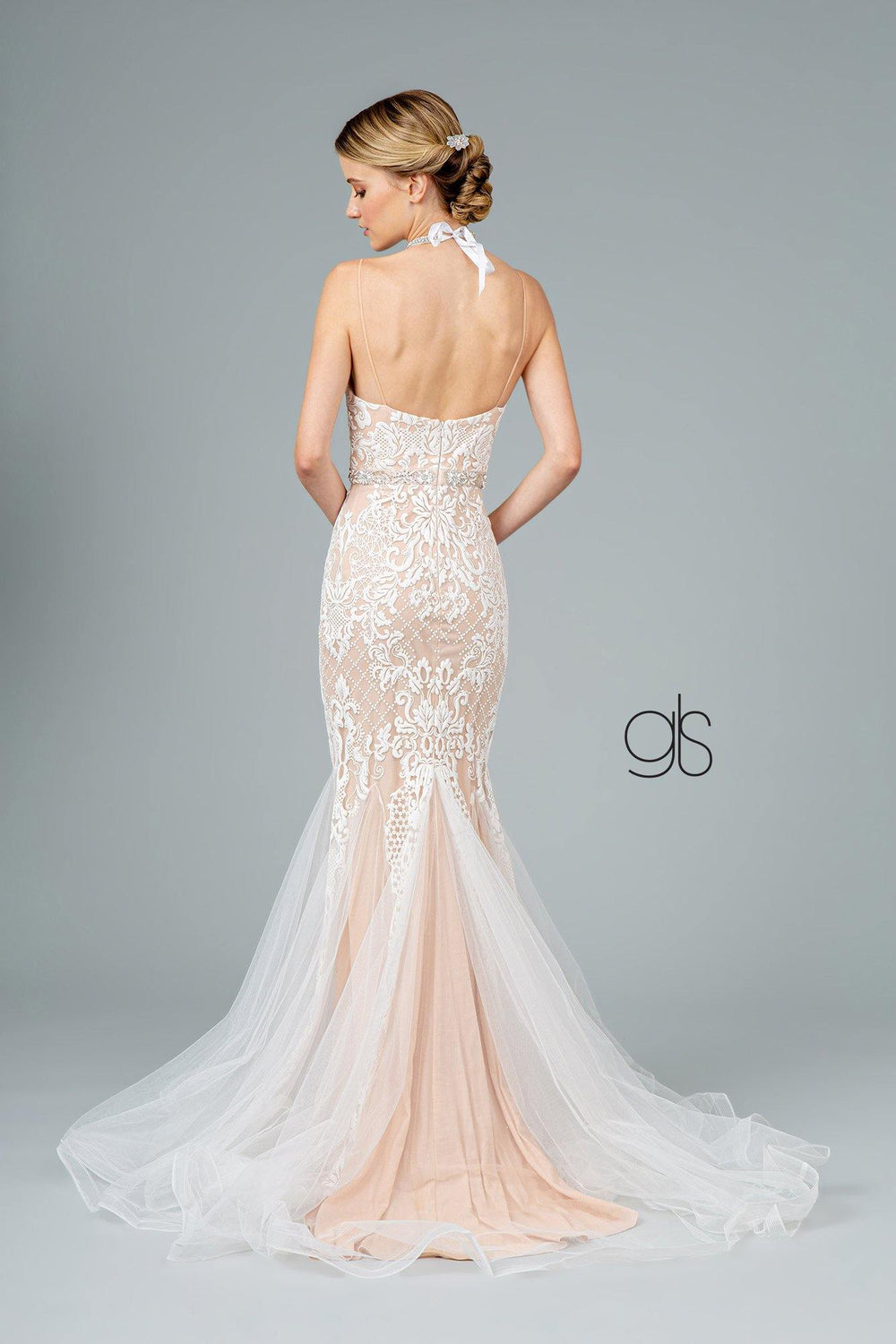 Formal Mermaid Long Prom Dress - The Dress Outlet Elizabeth K