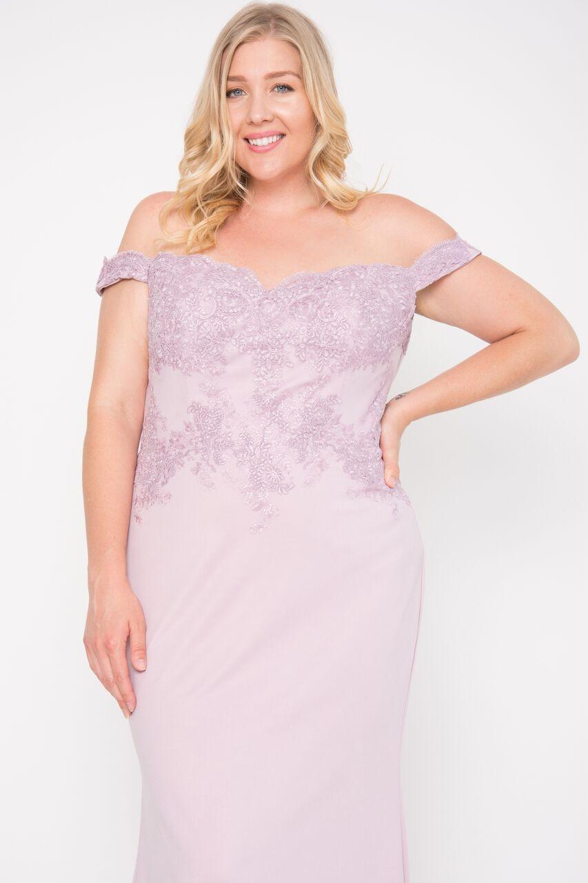 Formal Prom Dress Plus Size Long Evening Gown - The Dress Outlet May Queen