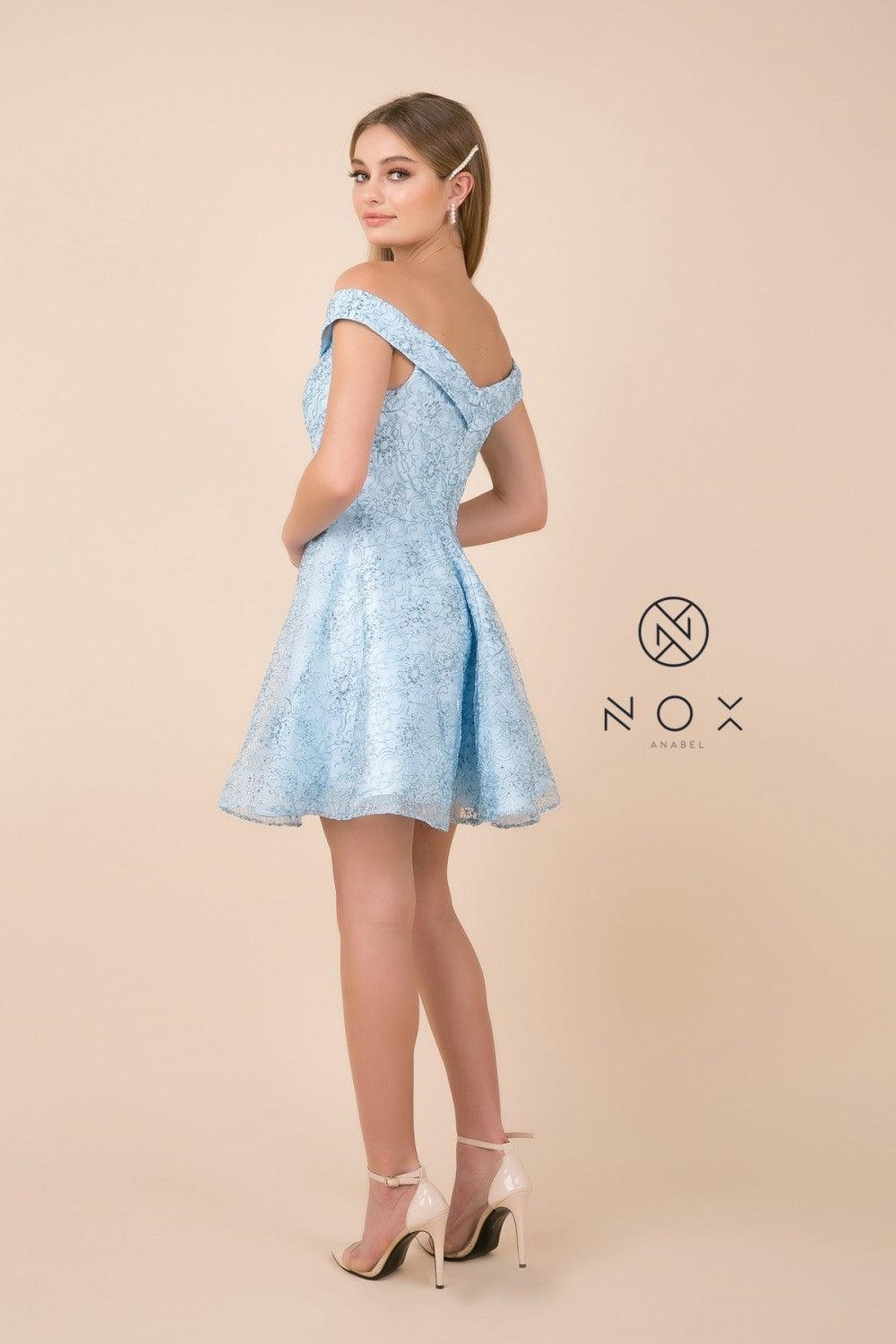 Formal Short Dress Homecoming - The Dress Outlet Nox Anabel