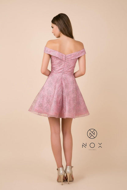 Formal Short Dress Homecoming - The Dress Outlet Nox Anabel