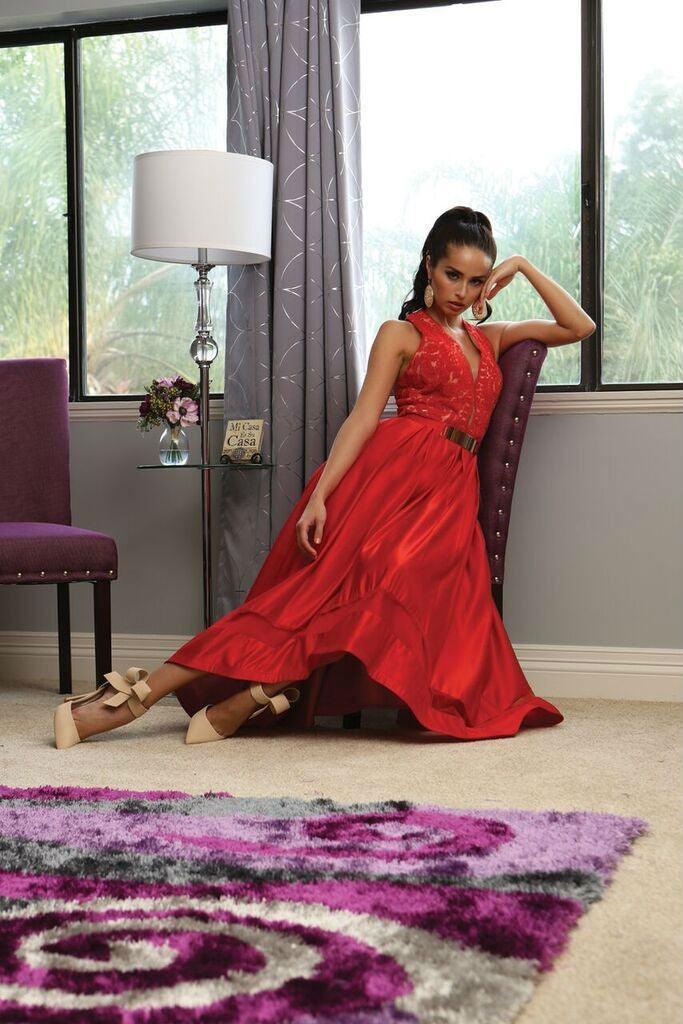 High Low Prom Dress Formal Evening Gown - The Dress Outlet May Queen