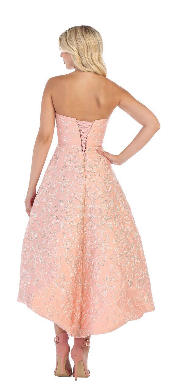 Homecoming High Low Prom Plus Size Formal Dress - The Dress Outlet May Queen