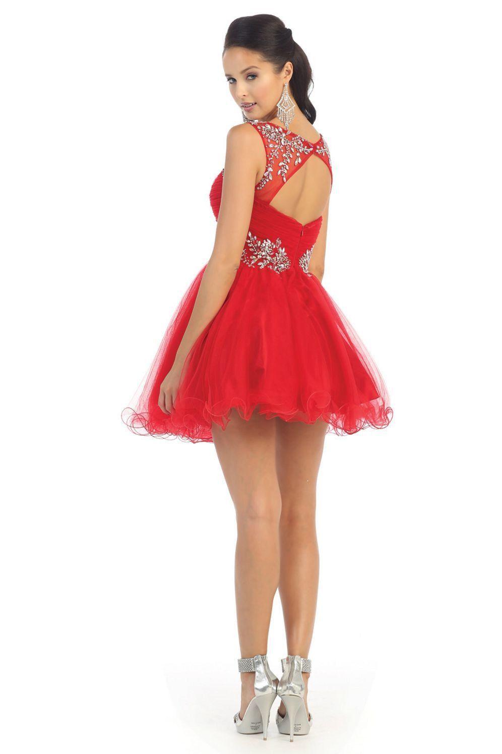 Homecoming Prom Short Cocktail Dress - The Dress Outlet May Queen