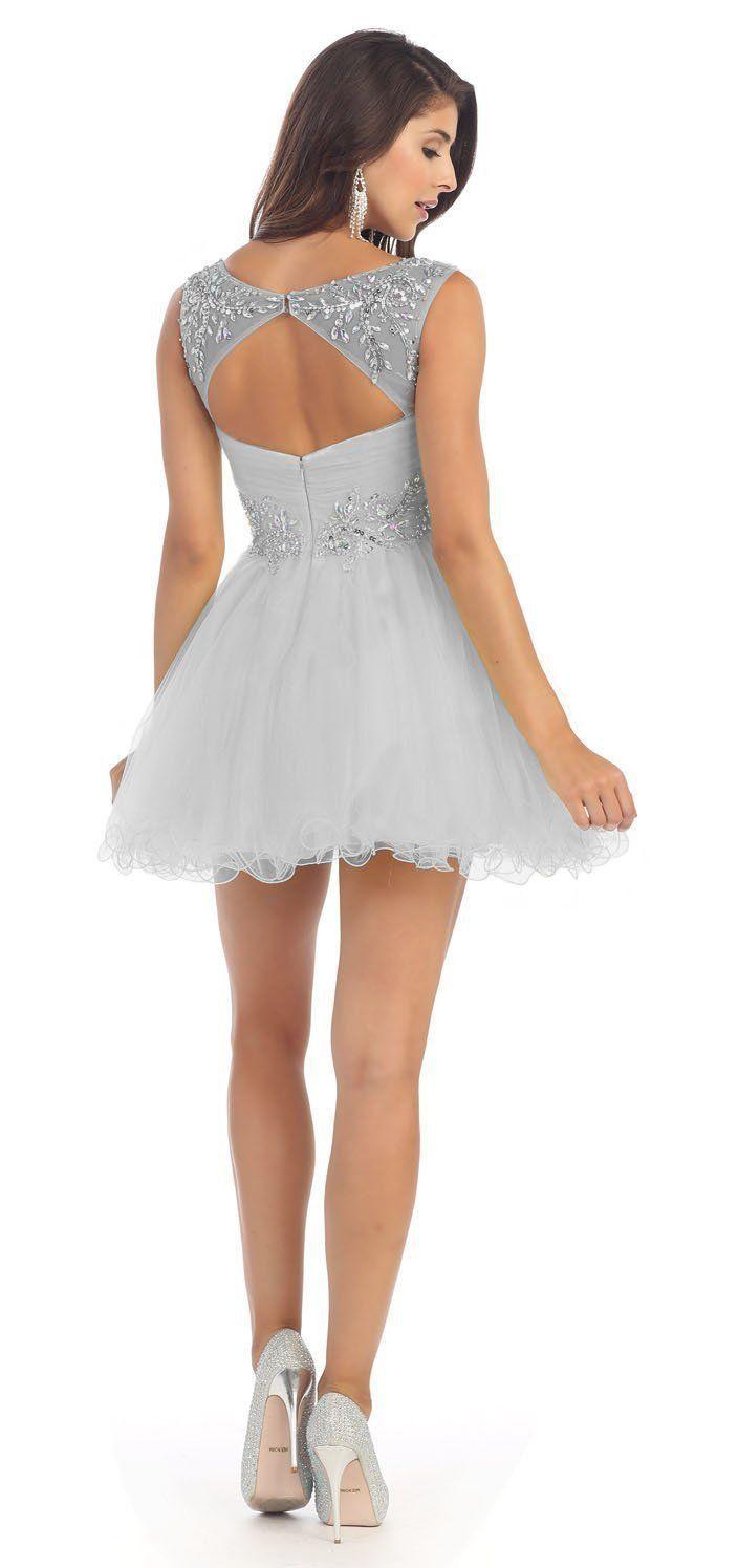 Homecoming Prom Short Cocktail Dress - The Dress Outlet May Queen