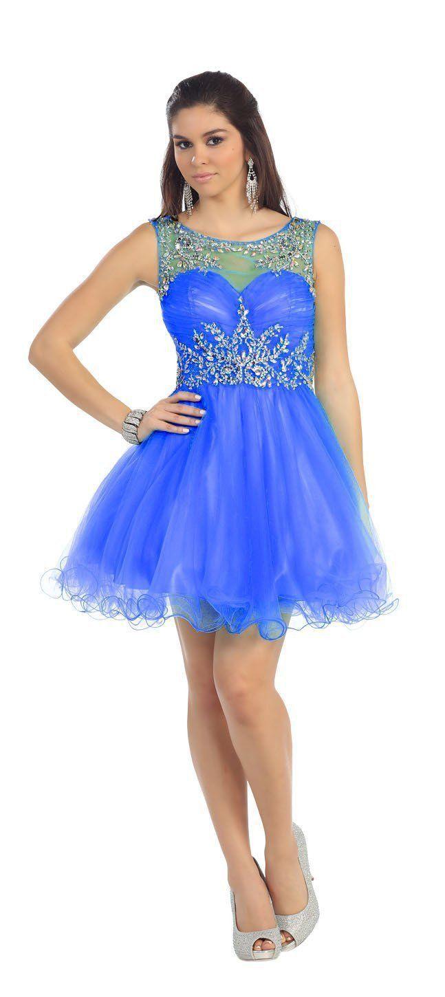 Homecoming Prom Short Cocktail Dress - The Dress Outlet May Queen