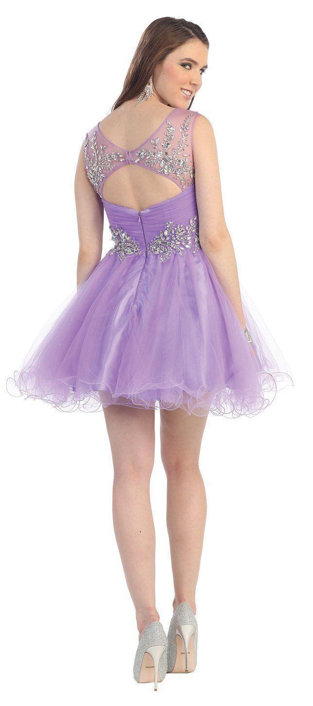 Homecoming Prom Short Cocktail Dress - The Dress Outlet May Queen
