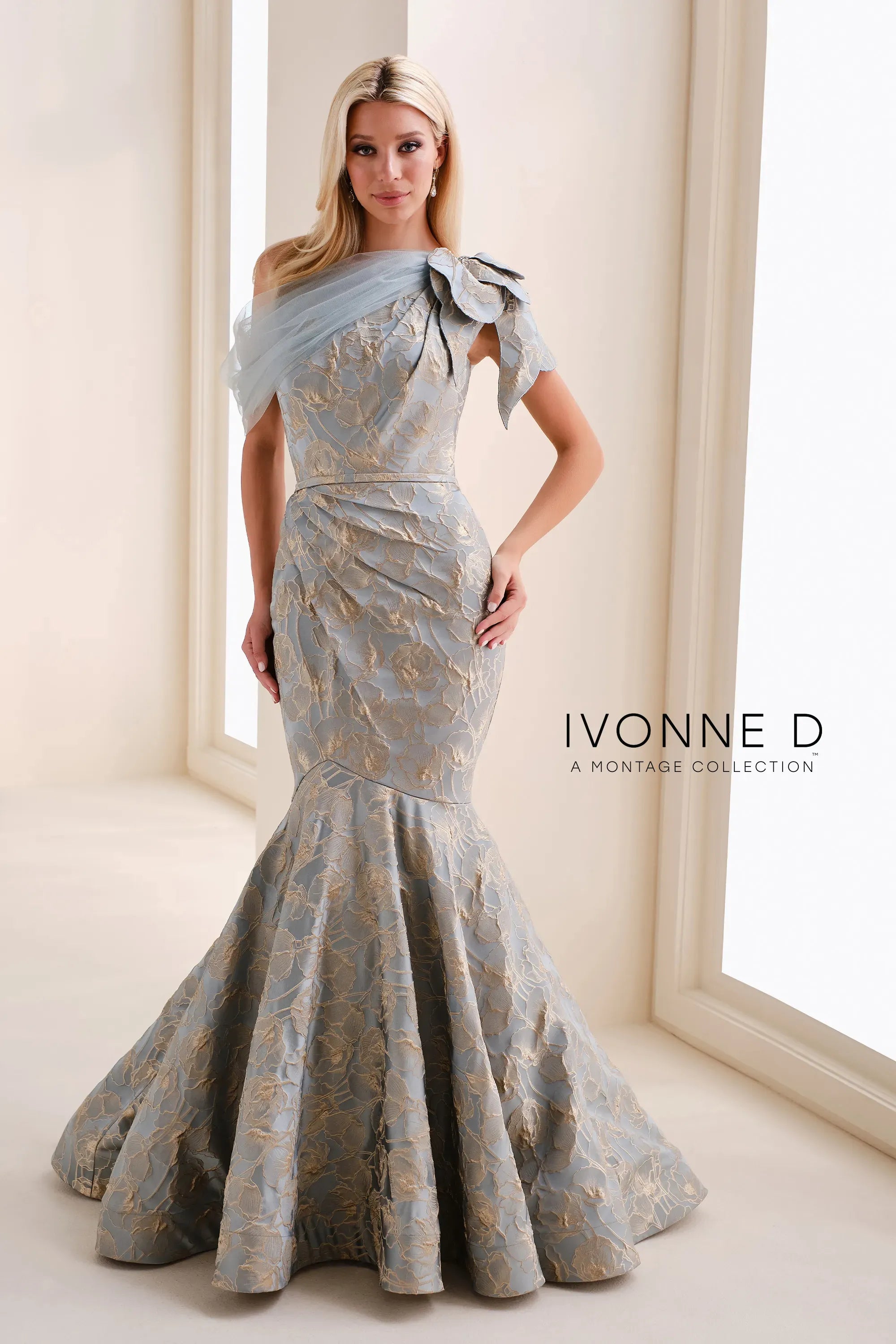 Prom Dresses Floral Formal Long Prom Dress Aqua