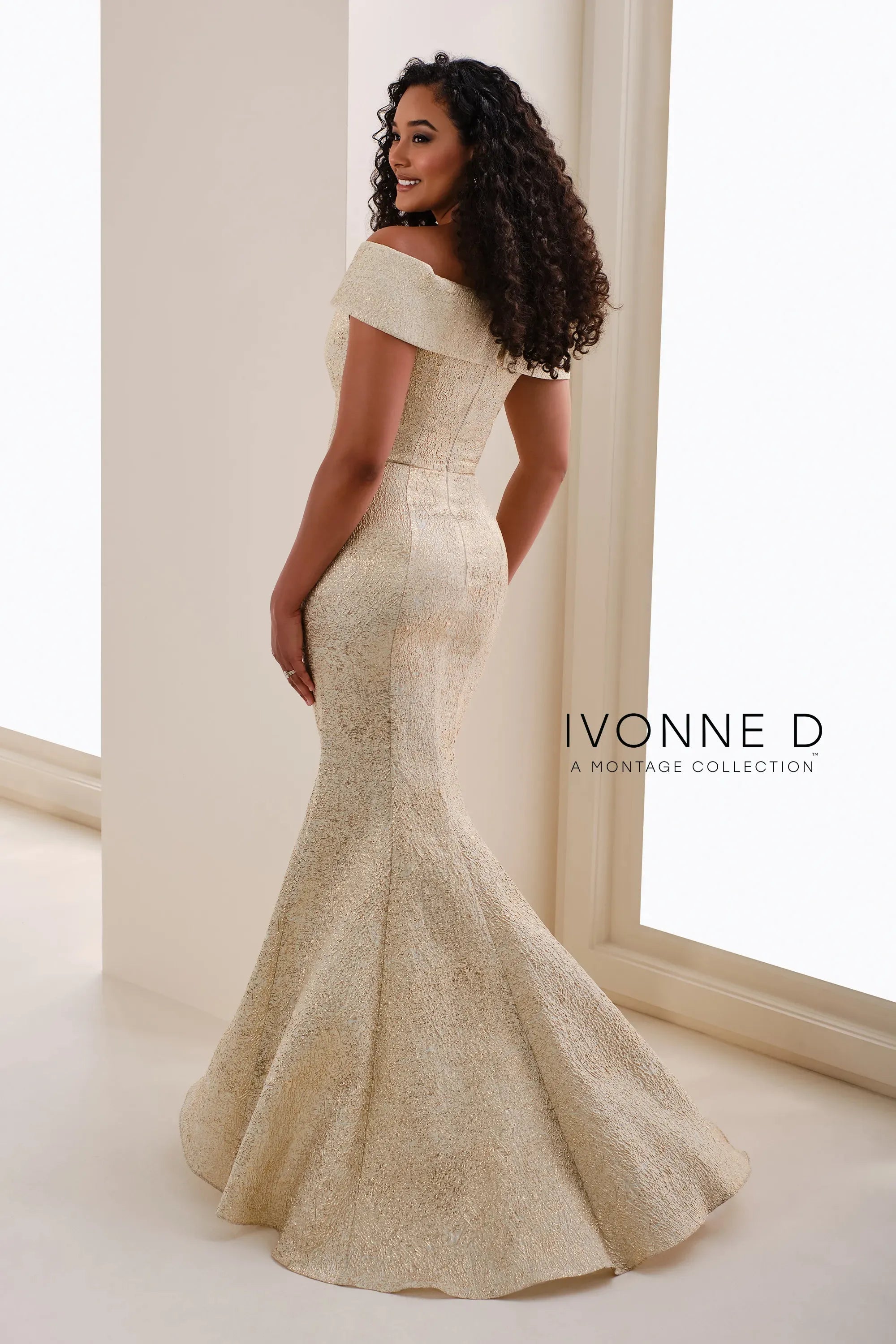 Prom Dresses Mermaid Gown Formal Long Prom Dress Gold