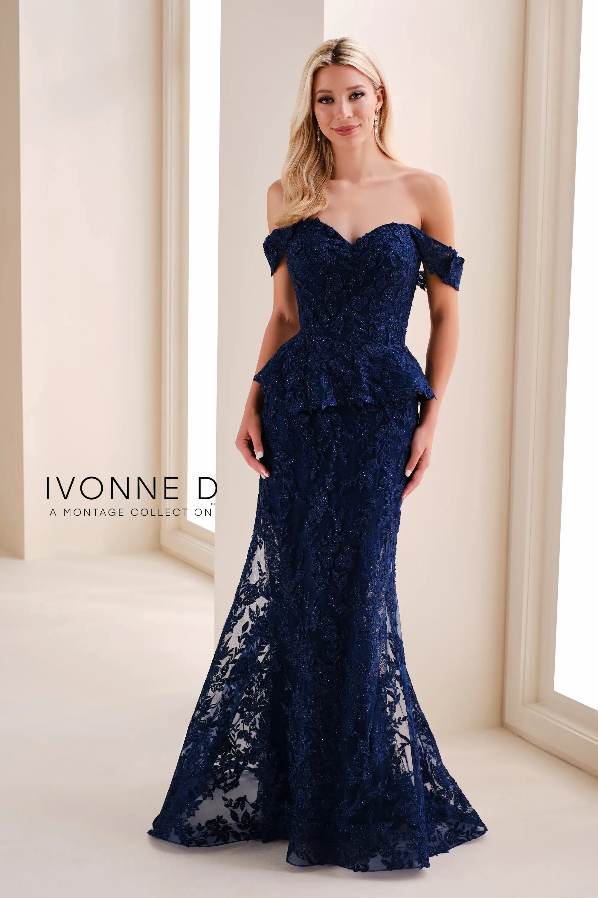 Prom Dresses Fitted Lace Applique Formal Long Prom Dress Blue Willow