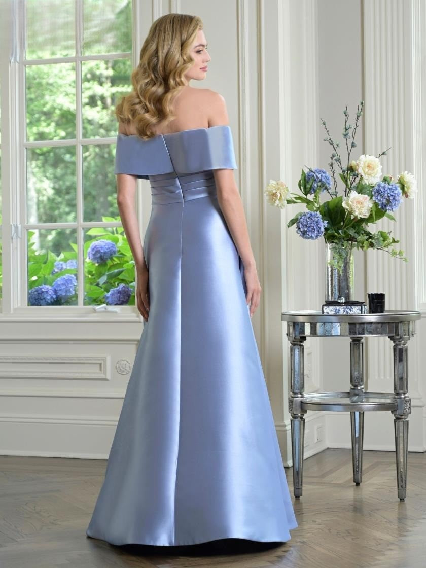 Formal Dresses Long Pleated Formal A Line Evening Dress Sky Blue