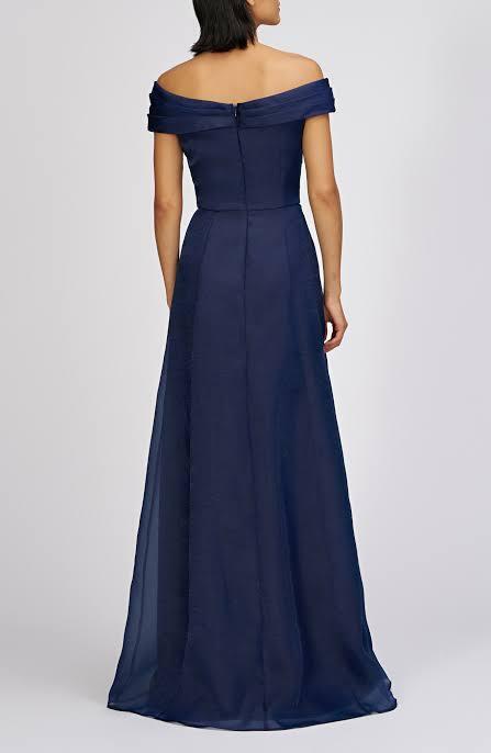 Off-the-Shoulder Organza Gown The Dress Outlet 8167891