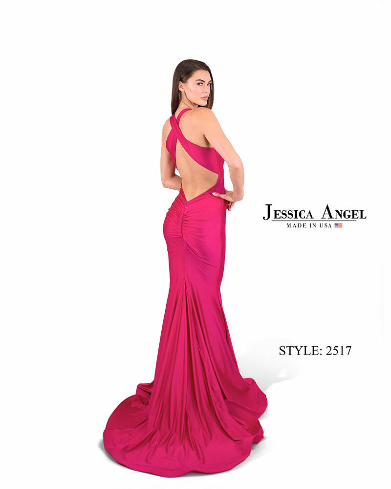 Prom Dresses Formal Long Evening Mermaid Prom Dress Jessica Angel 2517 Fuchisa