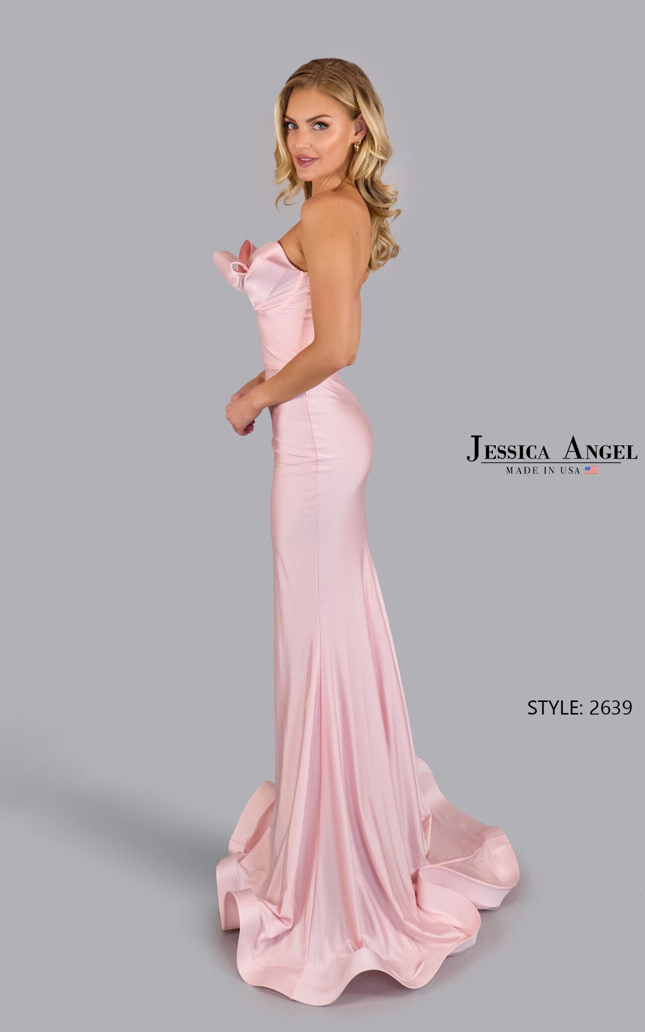 Prom Dresses Evening Mermaid Long Formal Prom Dress Jessica Angel 2639 Bubblegum