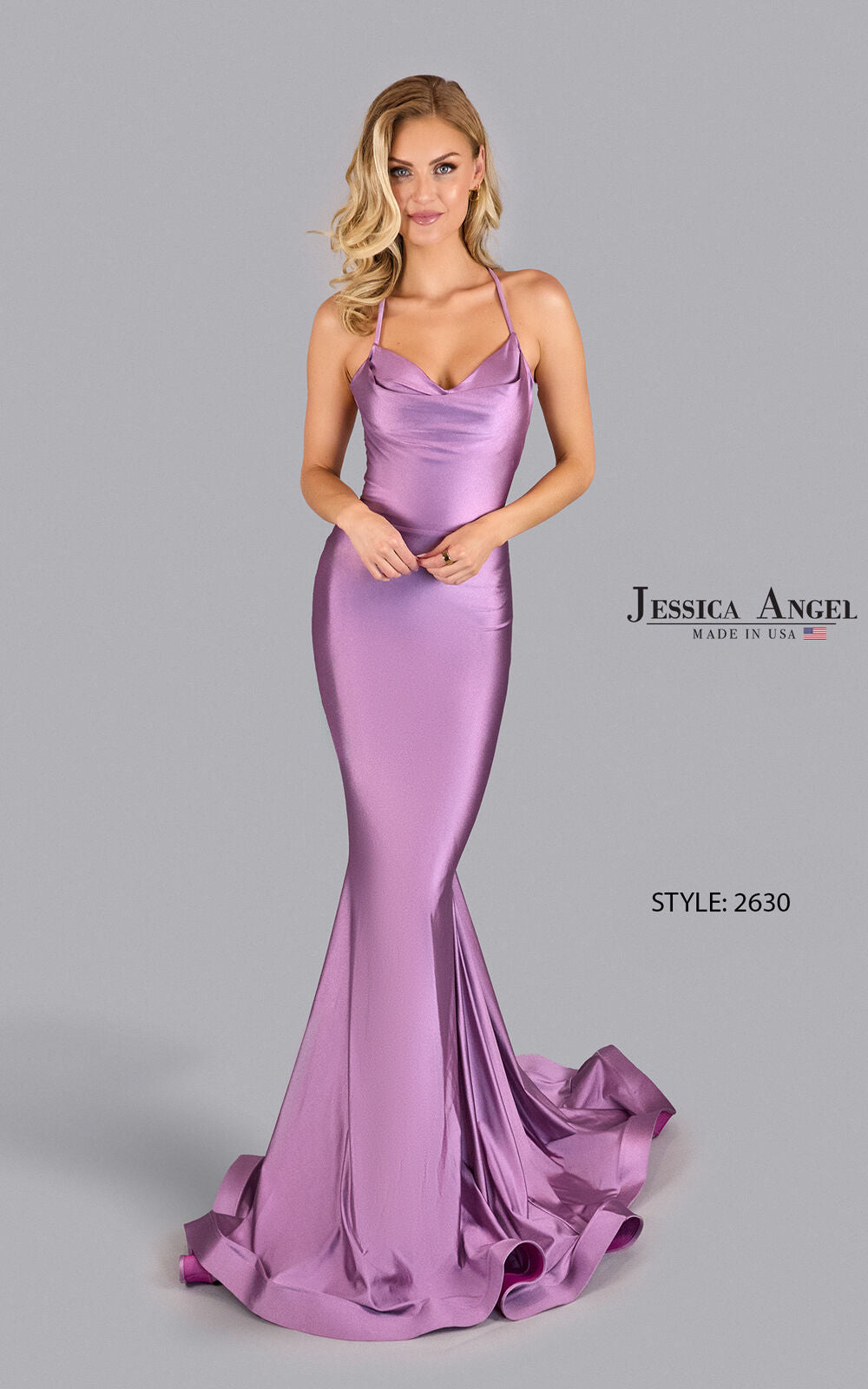 Prom Dresses Evening Formal Long Mermaid Prom Dress Jessica Angel 2630 Lavender Mist