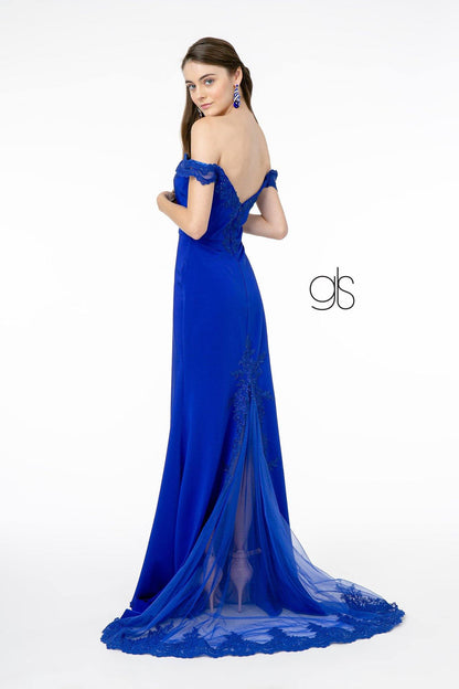 Jersey Long Dress Prom Dress - The Dress Outlet Elizabeth K