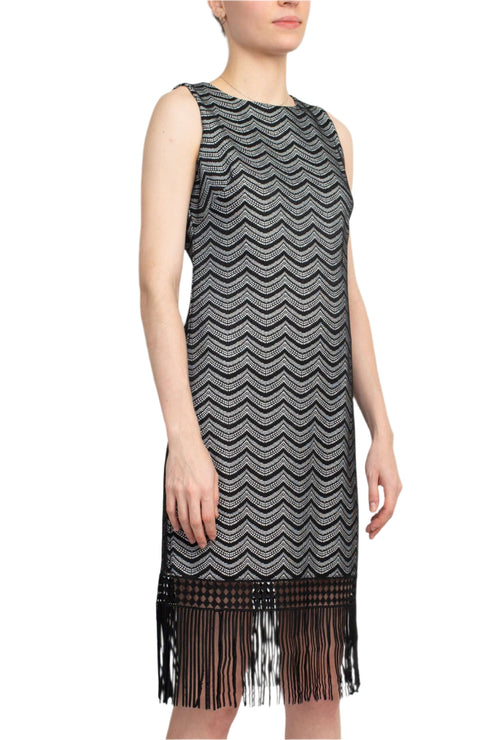 Julia Jordan JJ36778 Short Lace Fringe Dress Cocktail Dress