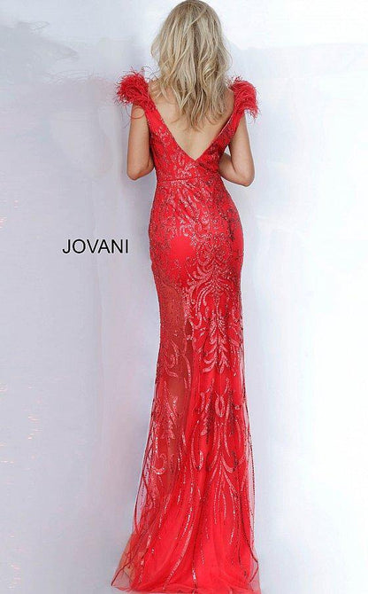JVN By Jovani Long Formal Prom Dress JVN02451 - The Dress Outlet Jovani