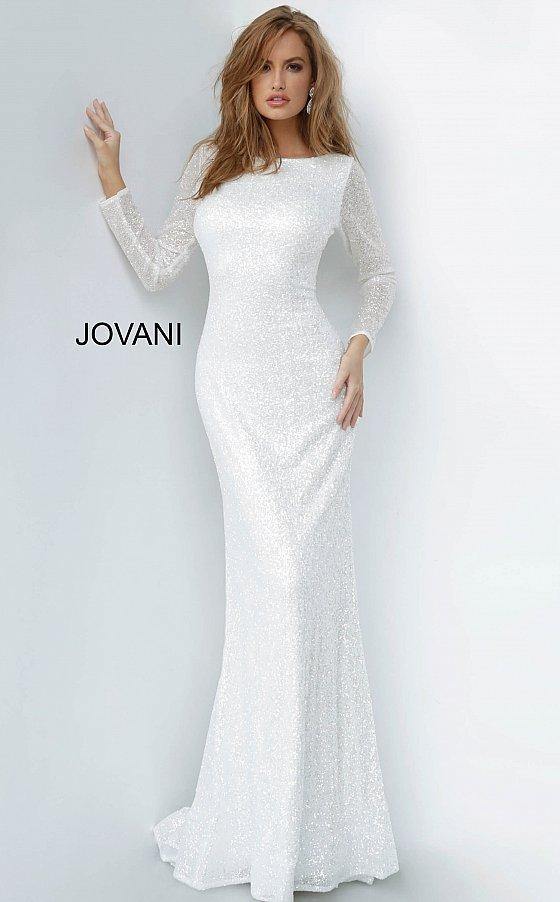 JVN By Jovani Long Wedding Dress JVN2927 - The Dress Outlet Jovani