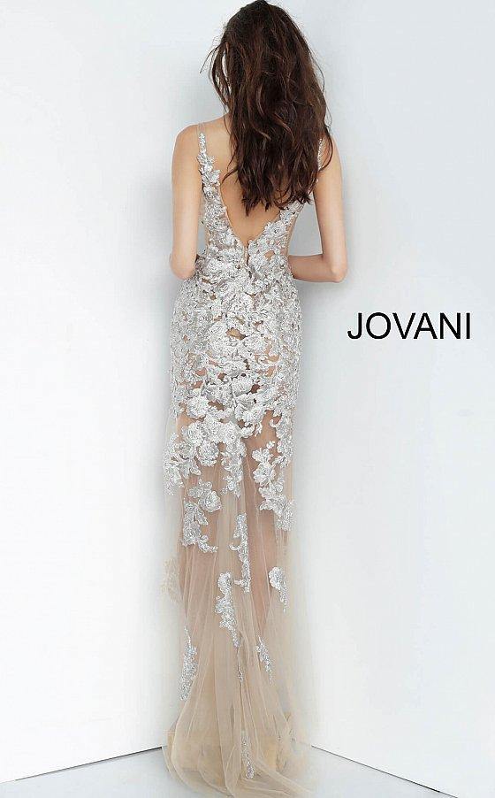 JVN By Jovani High Low Formal Prom Dress JVN4083 - The Dress Outlet Jovani