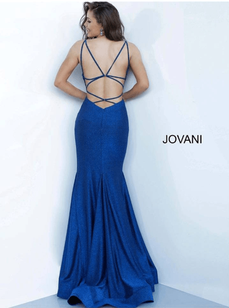 JVN By Jovani Long Formal Glitter Prom Gown JVN4221 - The Dress Outlet Jovani