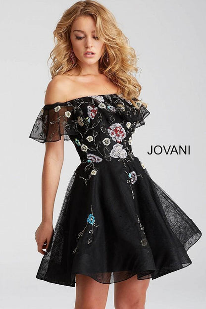 Jovani Short Dress Cocktail JVN54430 - The Dress Outlet