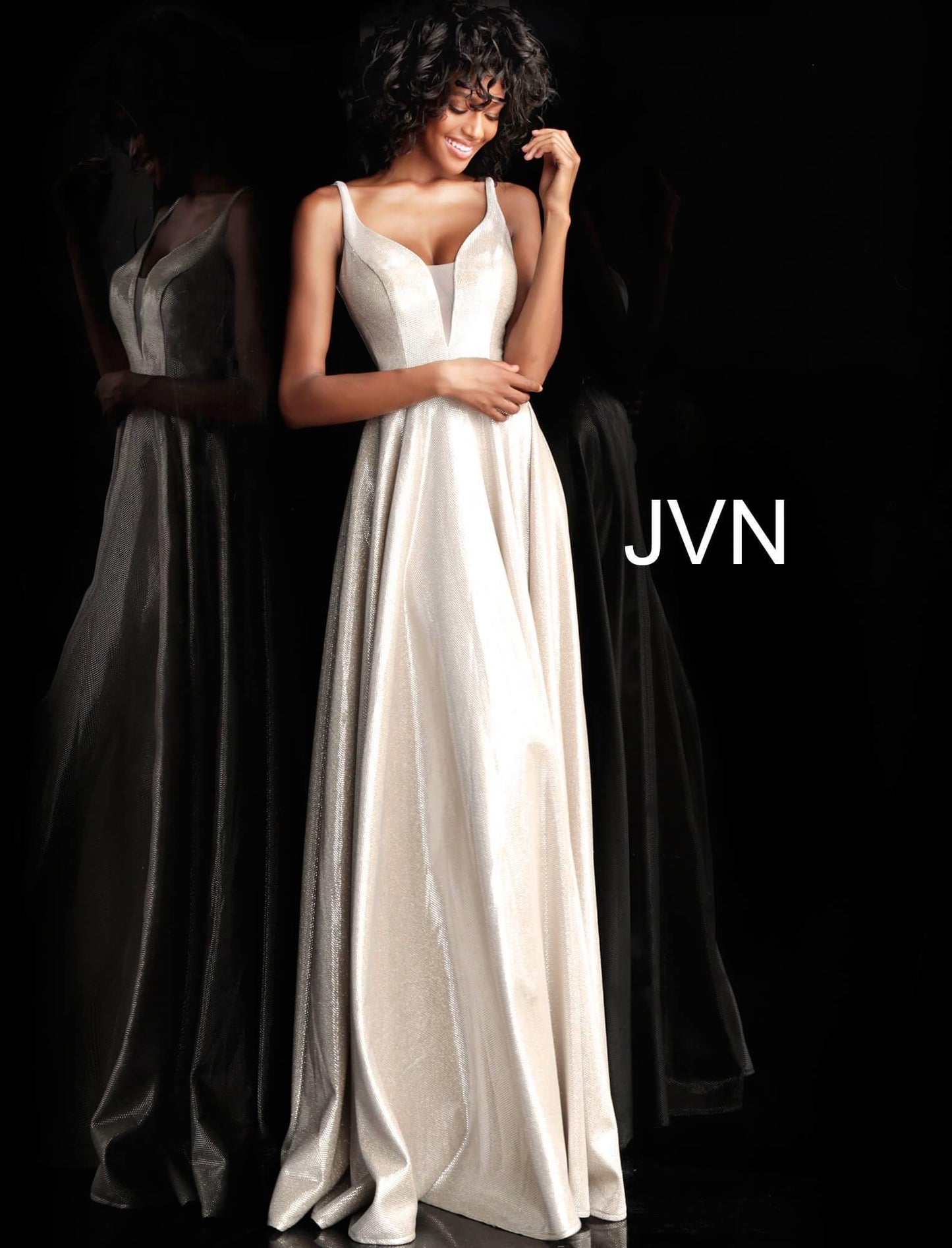 JVN By Jovani Long Formal Evening Prom Dress JVN67050 - The Dress Outlet Jovani