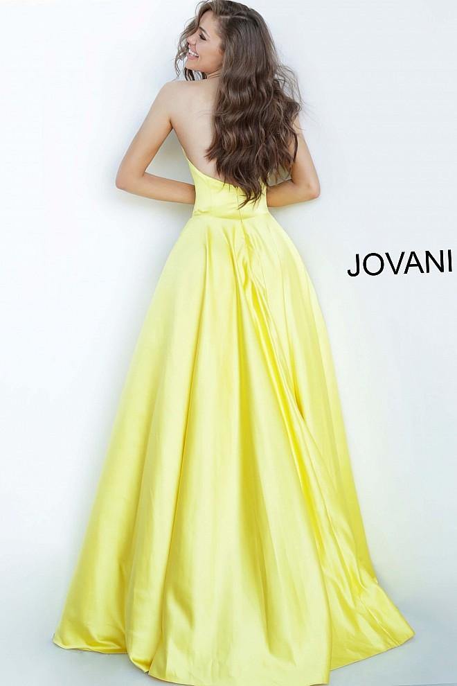 JVN By Jovani Long Strapless Prom Ball Gown JVN67847 - The Dress Outlet Jovani