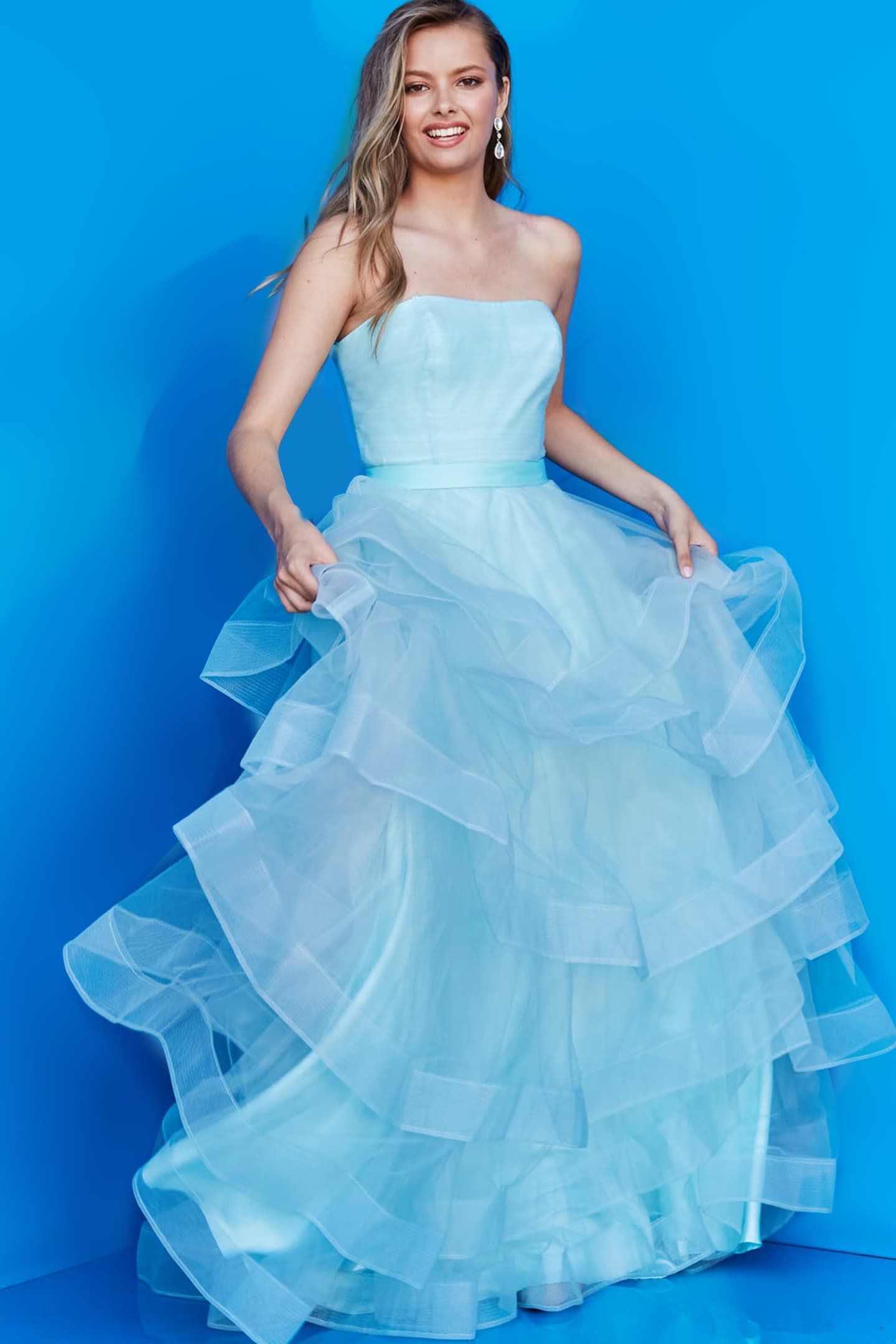 Prom Dresses Long Ball Gown Sweet 16 Prom Girls Dresses Aqua