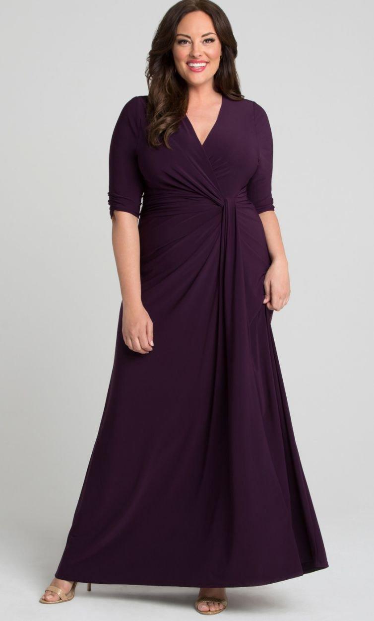 Kiyonna Long Formal Dress Plus Size - The Dress Outlet Kiyonna