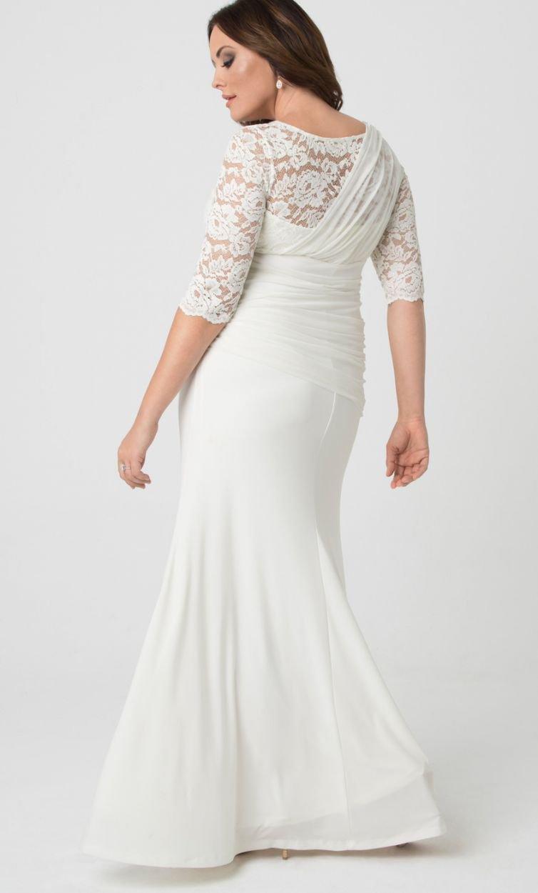 Kiyonna Long Wedding Dress Formal - The Dress Outlet Kiyonna